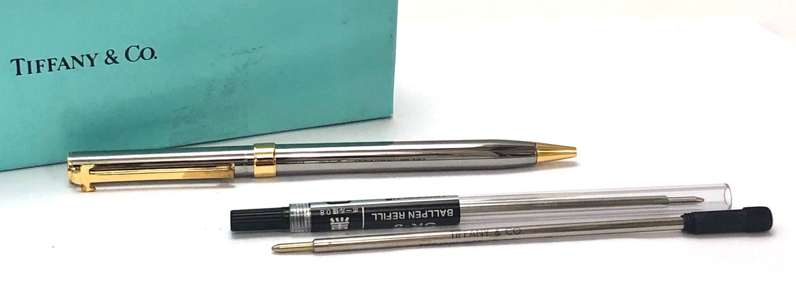 ティファニー クラッシックTボールペン 代替替芯付き TIFFANY&Co