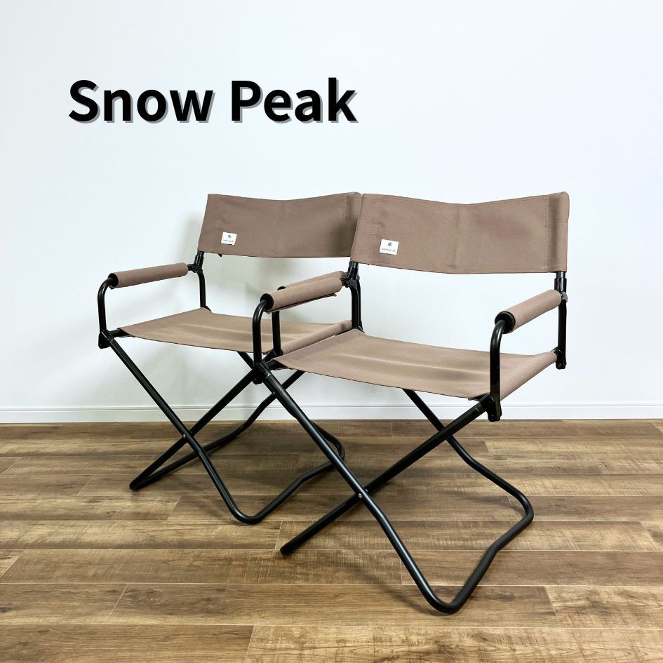 スノーピーク　FDチェア 中古　 2脚セット Snow Peak FDチェア 2脚SET 屋内使用 - メルカリ