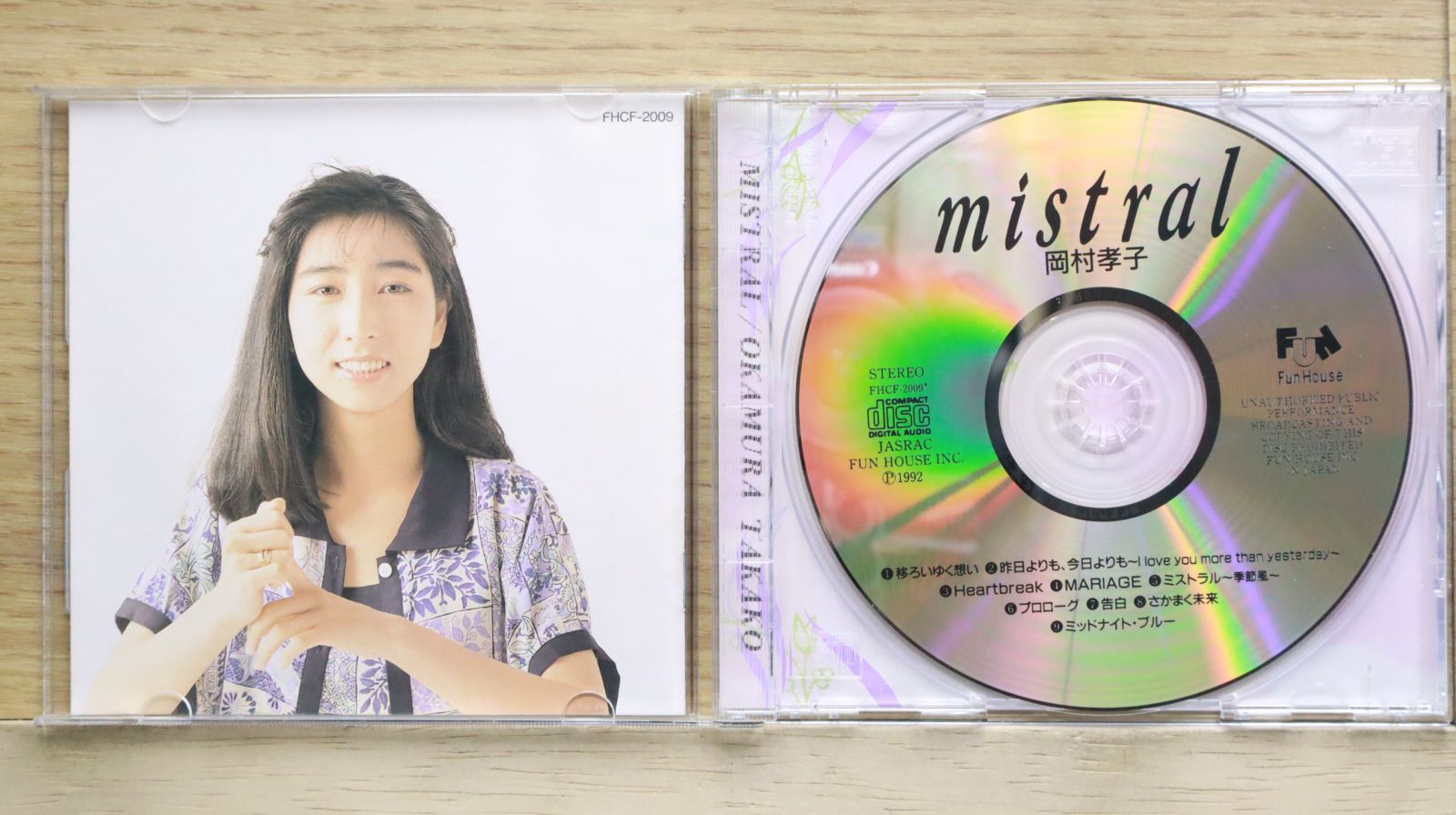 国内盤CD☆岡村孝子/Takako Okamura□ MISTRAL 【FHCF2009