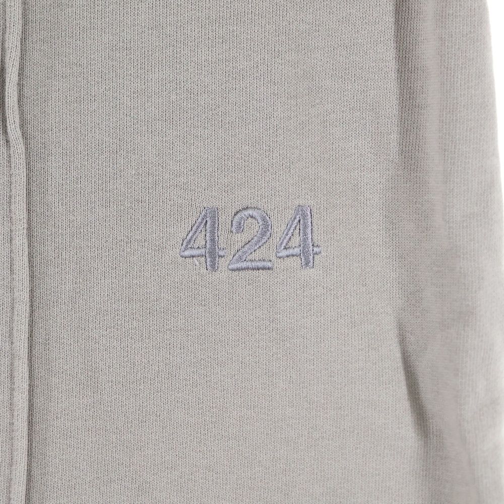  424 フォートゥーフォー ロゴ刺繍 スウェットパンツ グレージュ その他 メンズ
