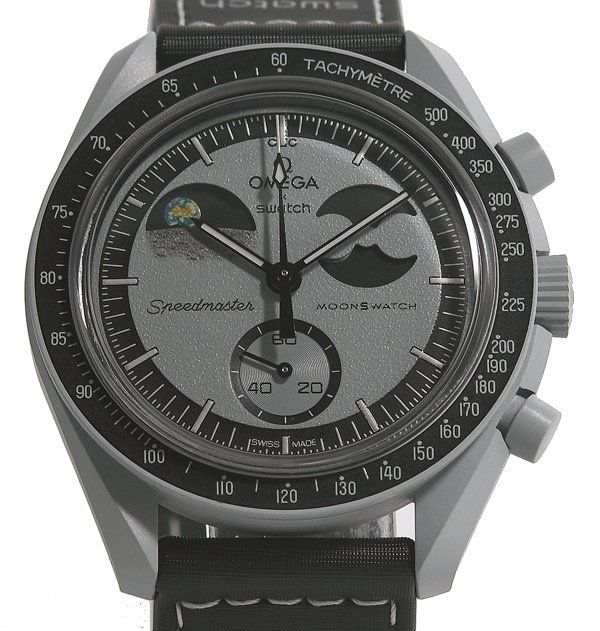 Swatch × OMEGA スウォッチ × オメガ MISSION TO EARTHPHAS SO33M700 クオーツ メンズ