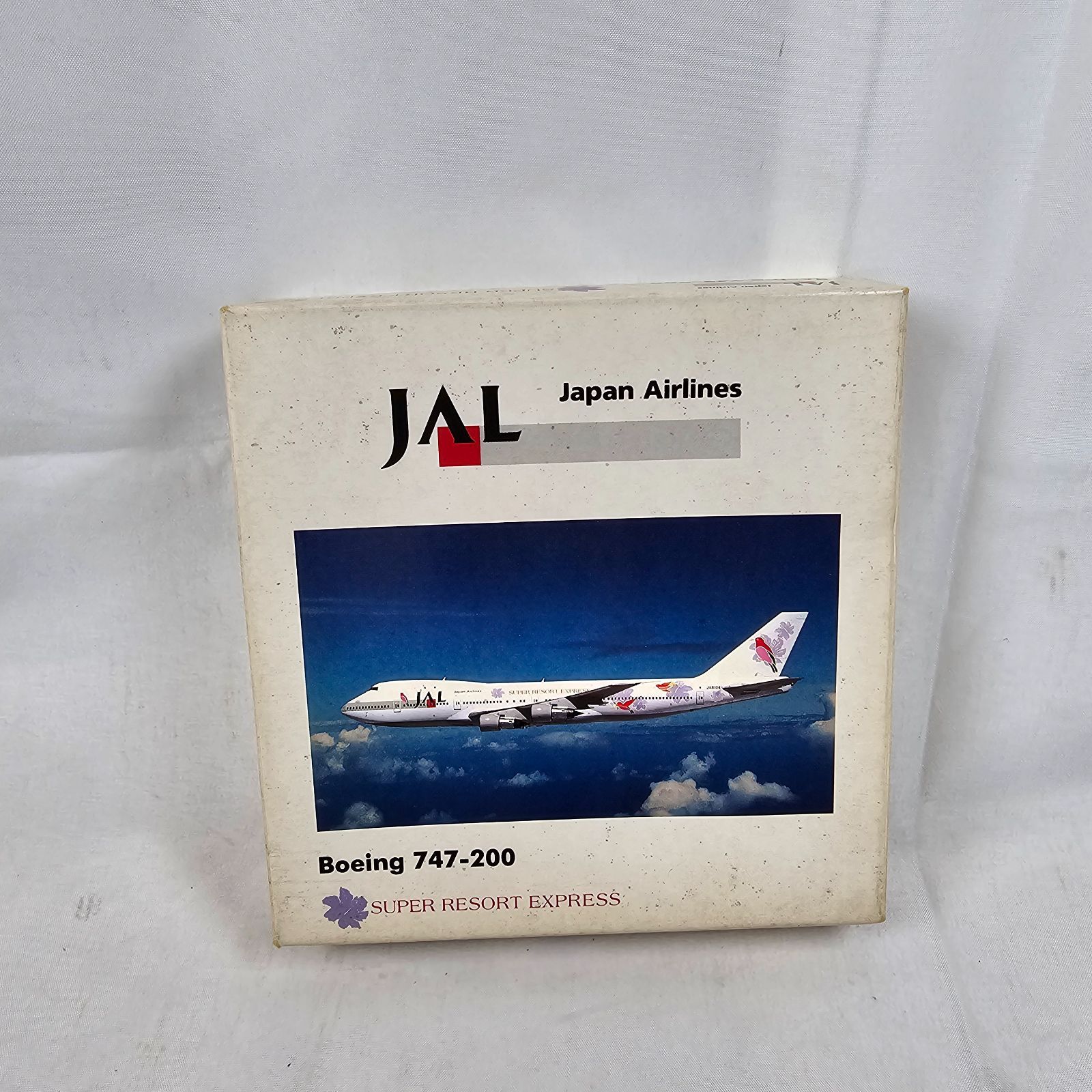 JAL 1/500 ボーイング 747 スーパリゾートエクスプレス 飛行機 模型 箱