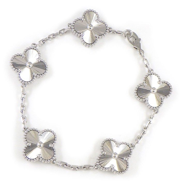 新古★ヴァンクリーフ★ヴィンテージアルハンブラブレスレット 新作Van Cleef&Arpelsヴィンテージ アルハンブラ ブレスレット