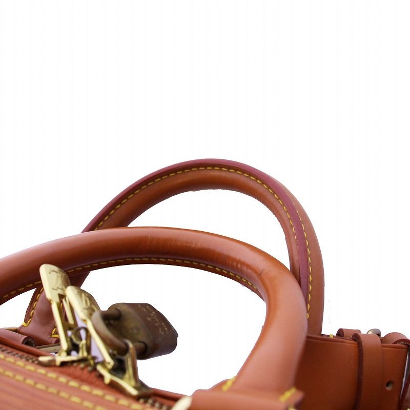 LOUIS VUITTON キーポル45 エピ エピ ジパングゴールド レザー ライト