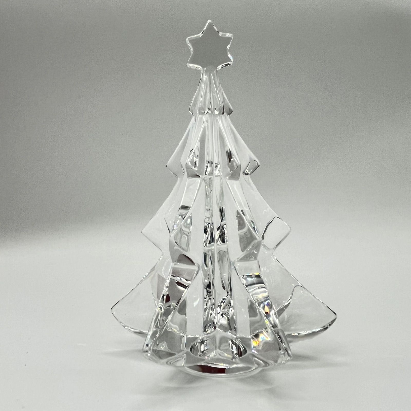 バカラ クリスマスツリー ウィズ スター✵クリア&グリーン バカラ クリスマスツリー ウィズ スター✵クリア&グリーン