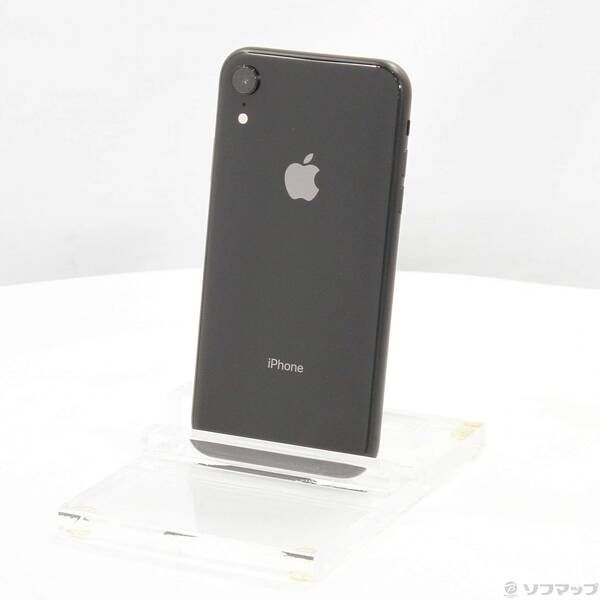 中古品〕 iPhoneXR 64GB ブラック NT002J／A SIMフリー【262】 - メルカリ