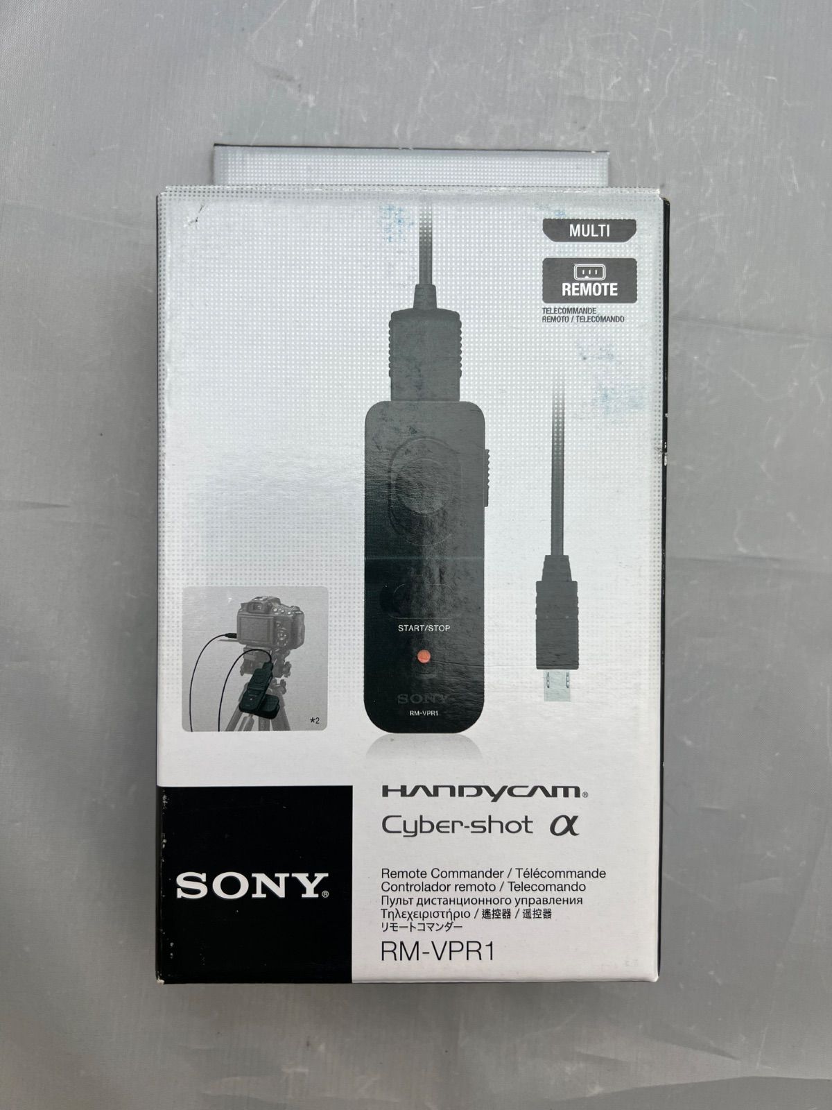 SONY Remote Commander RM-VPR1 リモートコマンダー HANDYCAM α VLOGCAM FX3 FX30 ZV-1 α9III α7RV α7IV α7SIII α6400など