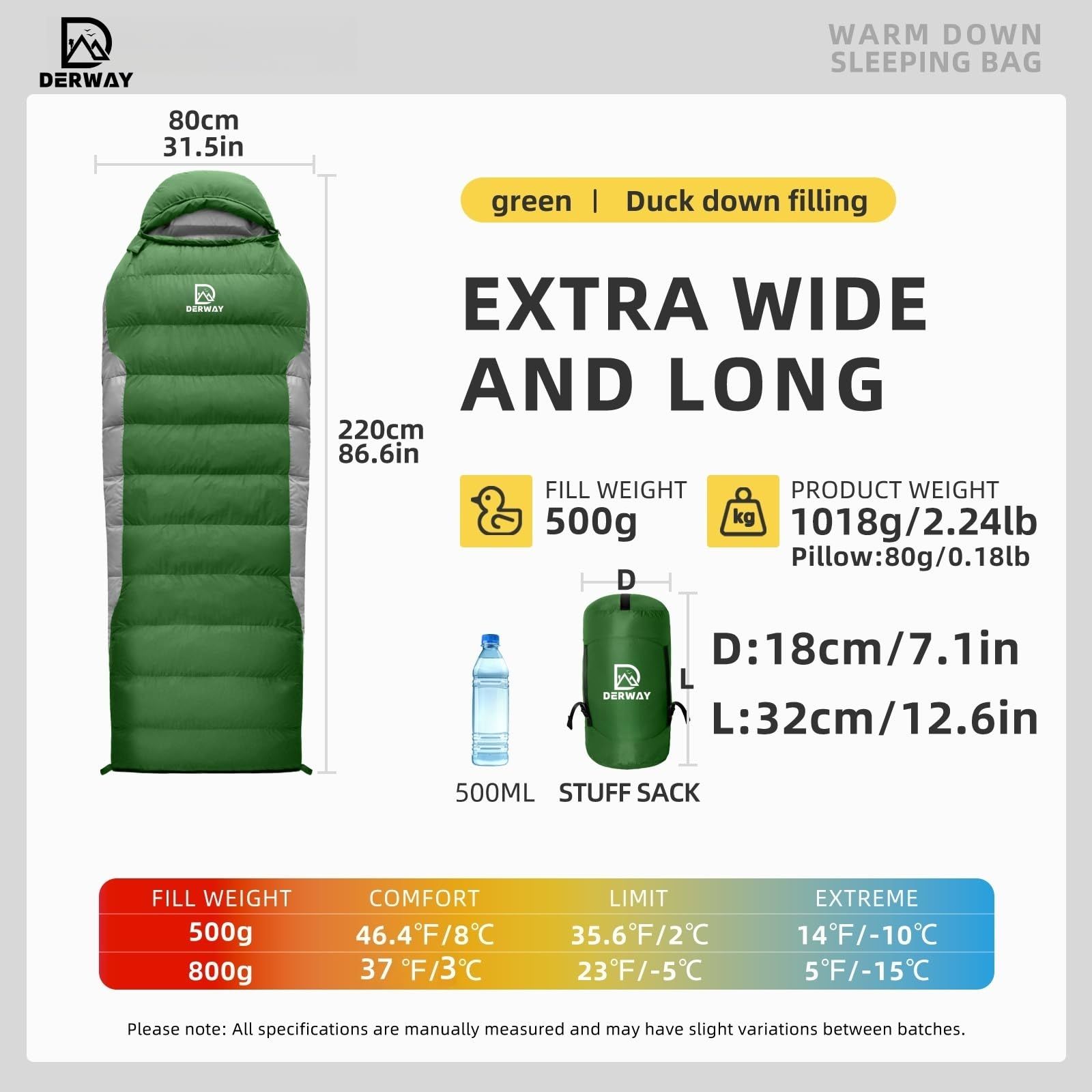寝袋 ダウン コンパクト枕付き 220*80cm 封筒型超軽量小型パッケージ寝袋 680FP より軽くて暖かい 防災 キャンプ アウトドア 登山 車用 春 夏 秋 冬の4シーズンに適しています