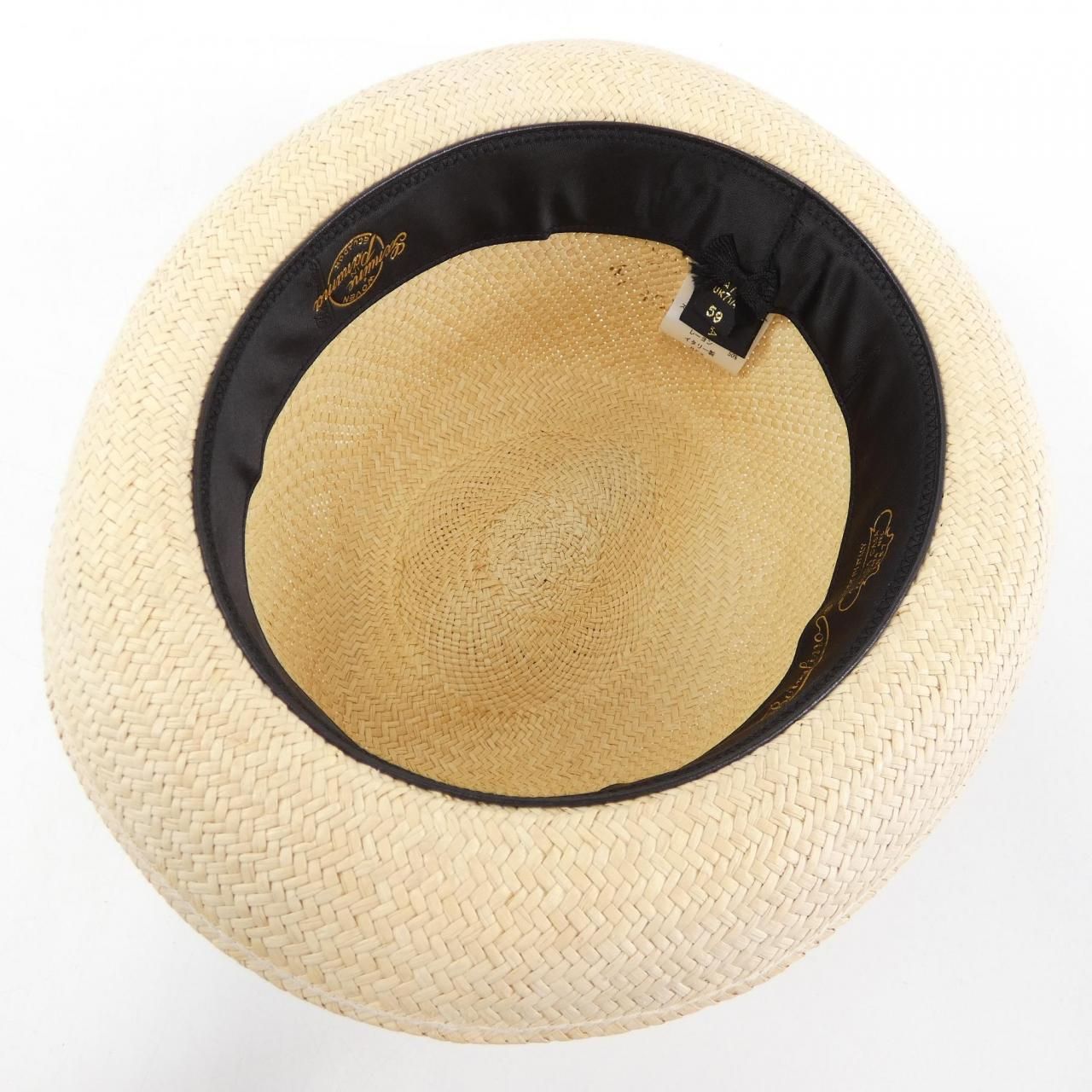 箱付き　Borsalino ファーフェルト 中折れハット ALESSANDRIA 57 イタリア製 フェルトハット ボルサリーノ  ボルサリーノ Borsalino フェルトハット 中折れハット 送料無料ロゴ