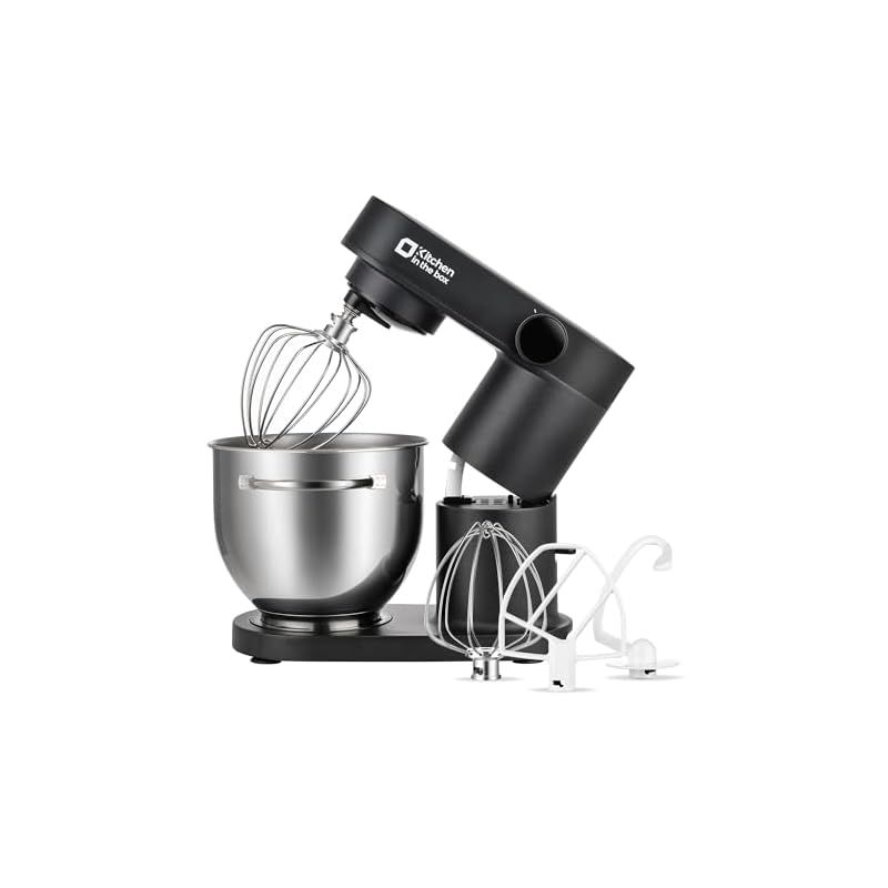 Kitchen in the Box スタンドミキサー 300W 5L Amazon | Kitchen in the box スタンドミキサー 5L大容量 3種類