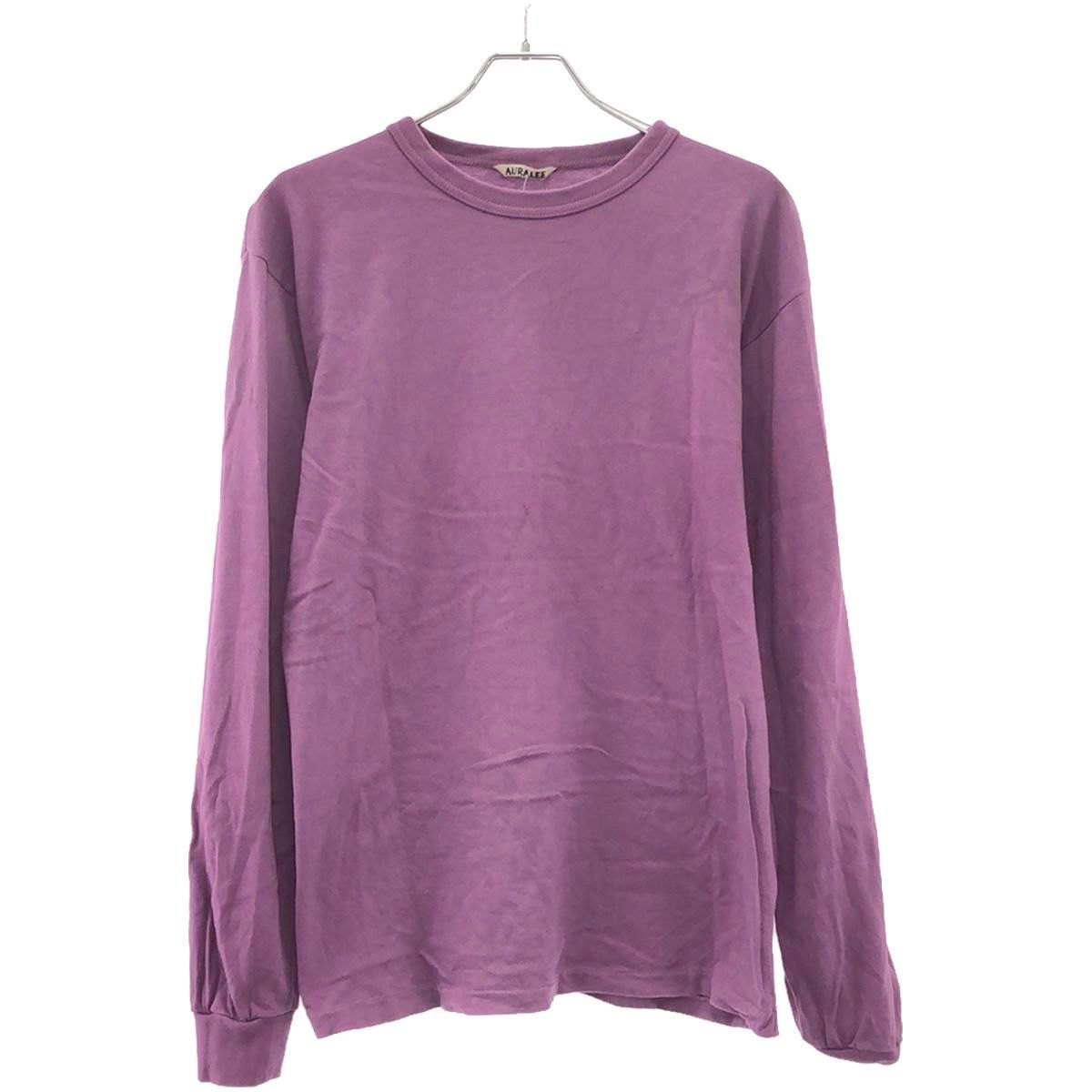 AURALEE オーラリー 18SS SOFT CORD L/S TEE ロングスリーブカットソー A8SP01MT パープル 3 - メルカリ