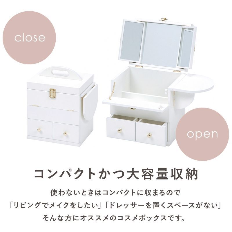 ピンク木製ドレッサー・コスメボックス ミラー付き ピンク木製ドレッサー・コスメボックス ミラー付き 楽天市場】メイク
