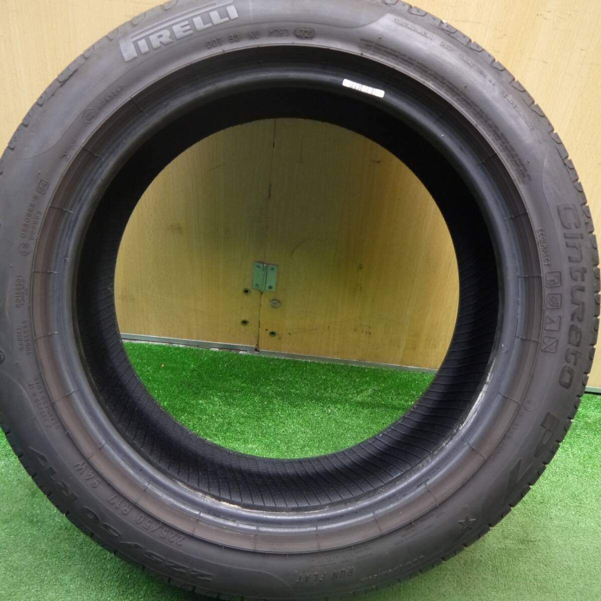 バリ溝 21年 8.5分 1本☆225/50R17 ピレリ Cinturato P7 ランフラット 