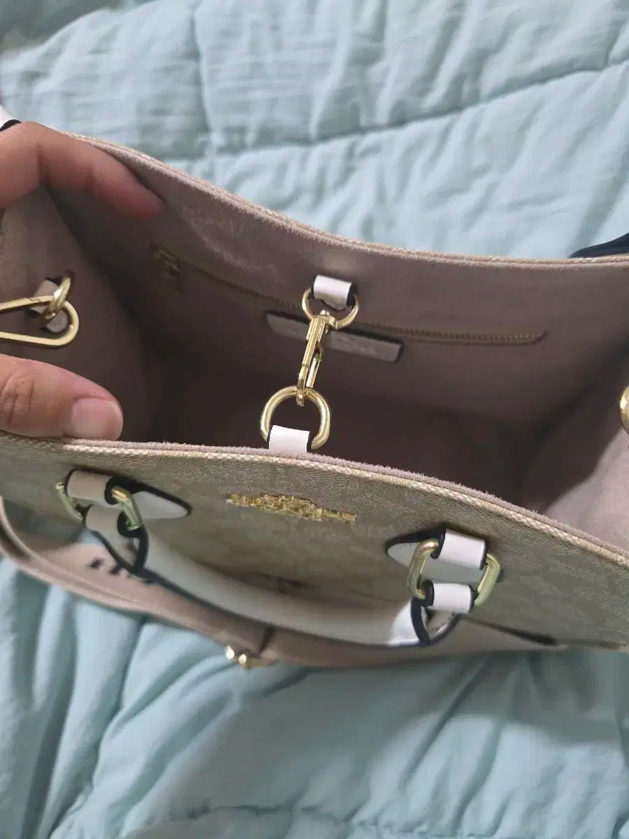 COACH(コーチ) トートバッグ クロスバッグ ベージュ - メルカリ