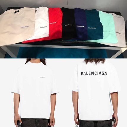 【代引き不可】  ミディアムフィットTシャツ BALENCIAGA Tシャツ/カットソー(半袖/袖なし)