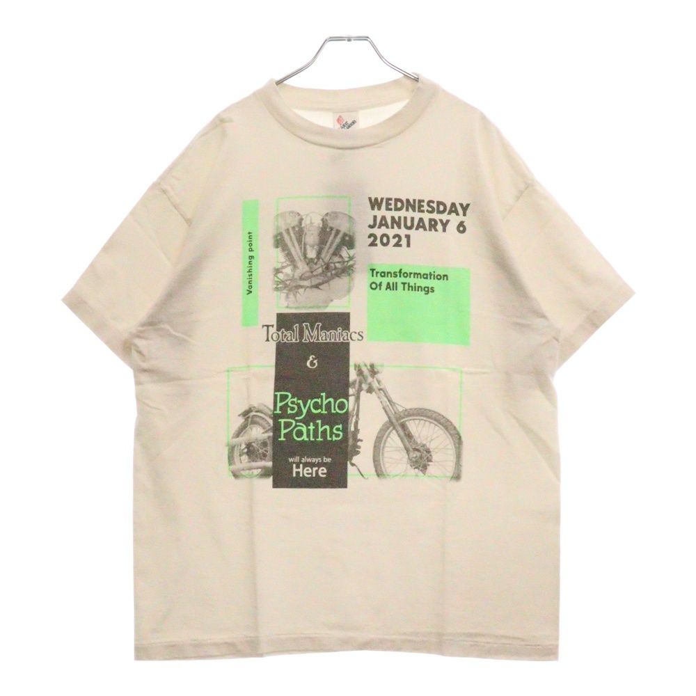 SAINT MICHAEL (セントマイケル) 23SS ×NEIGHBORHOOD STHD SS TEE PSYCHOPATH ネイバーフッド 半袖Tシャツ ホワイト SM-S23-0000-118