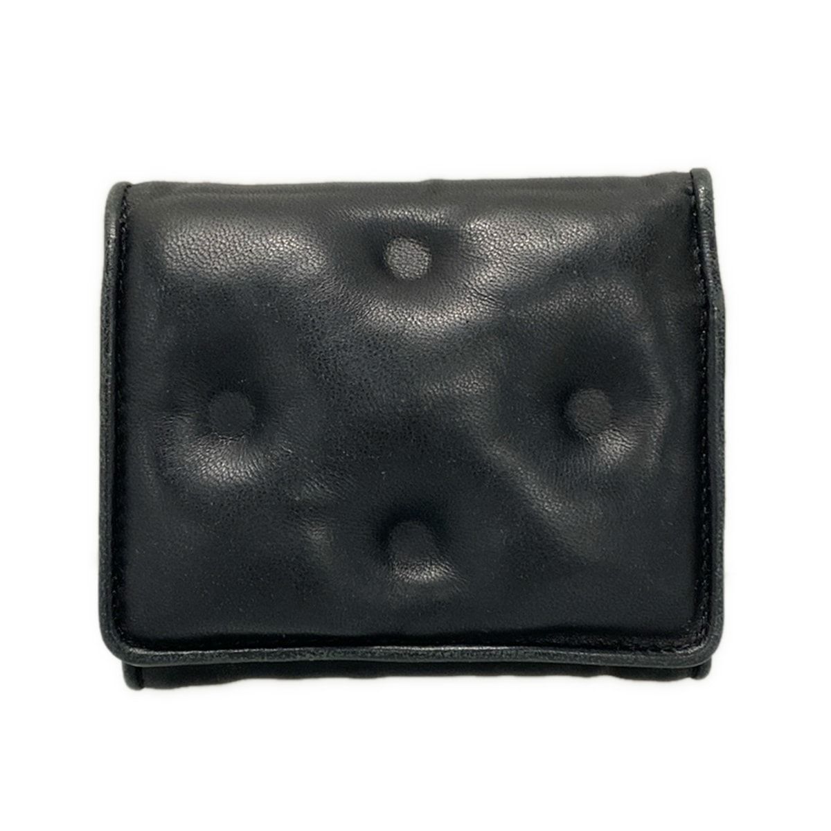Maison Margiela メゾンマルジェラ 3つ折り財布 グラムスラム S56UI0138 黒 レザー