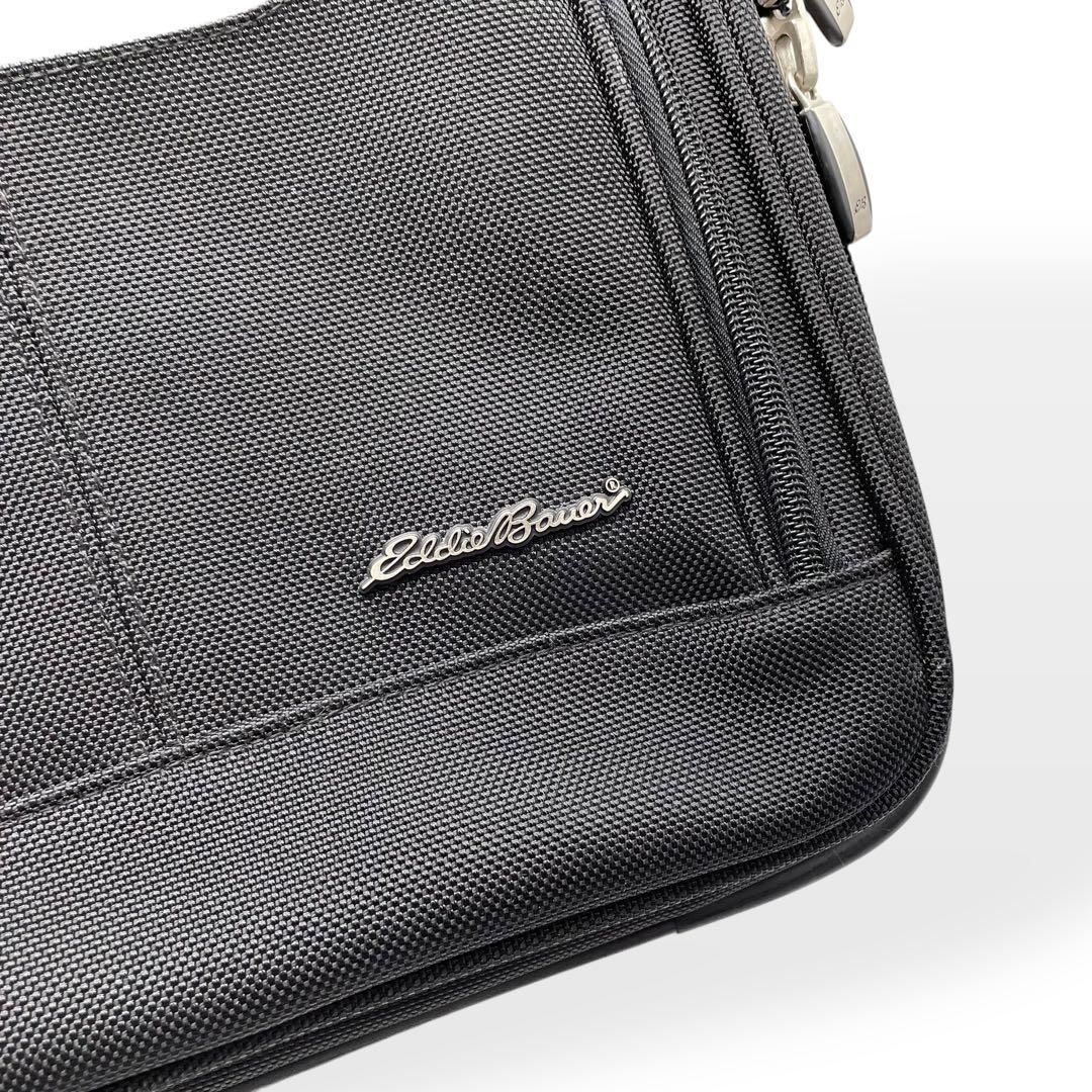 [極美品] 黒タグEddie Bauer 3way ビジネスバッグ ブラック 美品 希少 Eddie Bauer ビジネスバッグ トラベルバッグ ブラック
