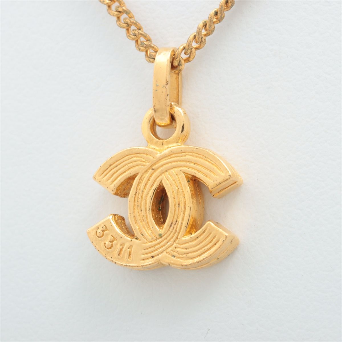 CHANEL/シャネル ココ マーク ネックレス 3311 ゴールド 【中古 