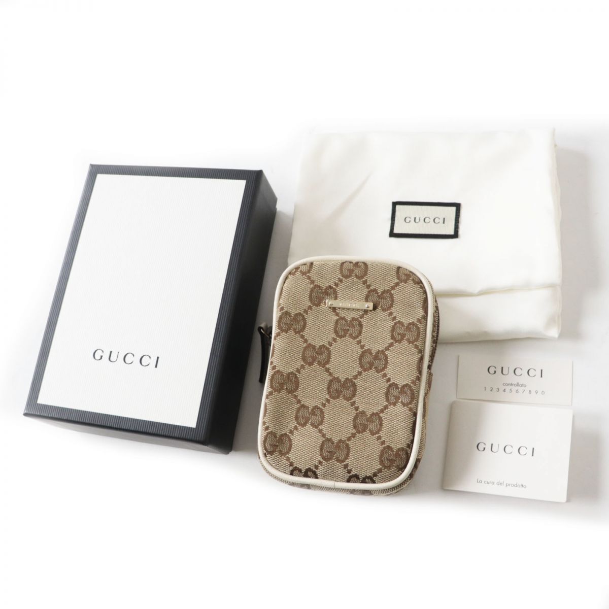 未使用品◎伊製 GUCCI グッチ 115249 レディース GGキャンバス  