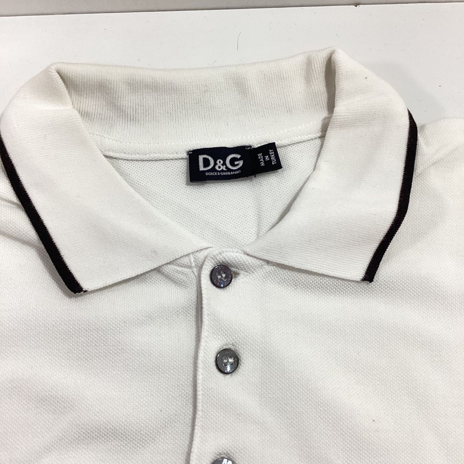 D&G ドルガバ メンズ半袖ポロシャツ (L) E-S - メルカリ