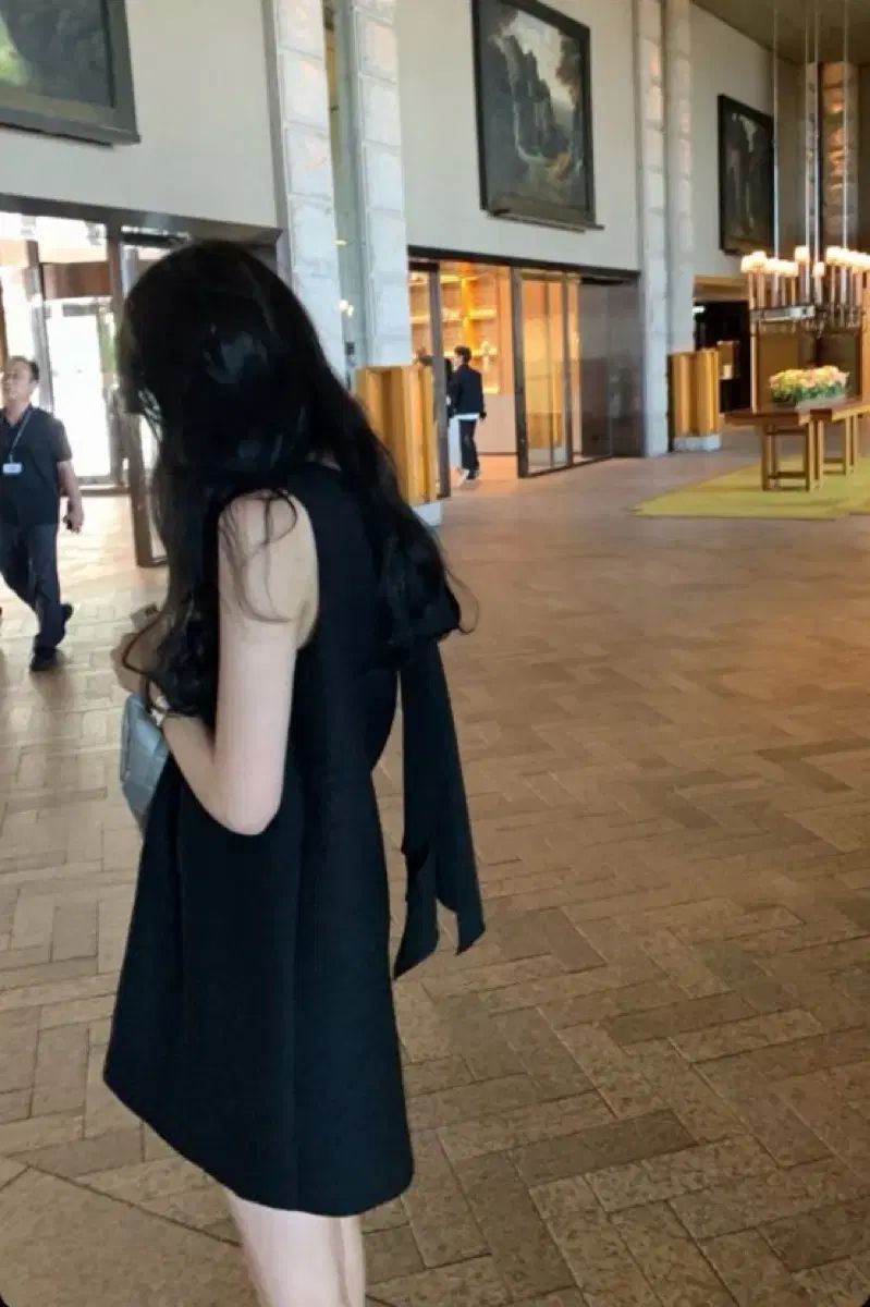 Le Plein 黒 リボン ワンピース