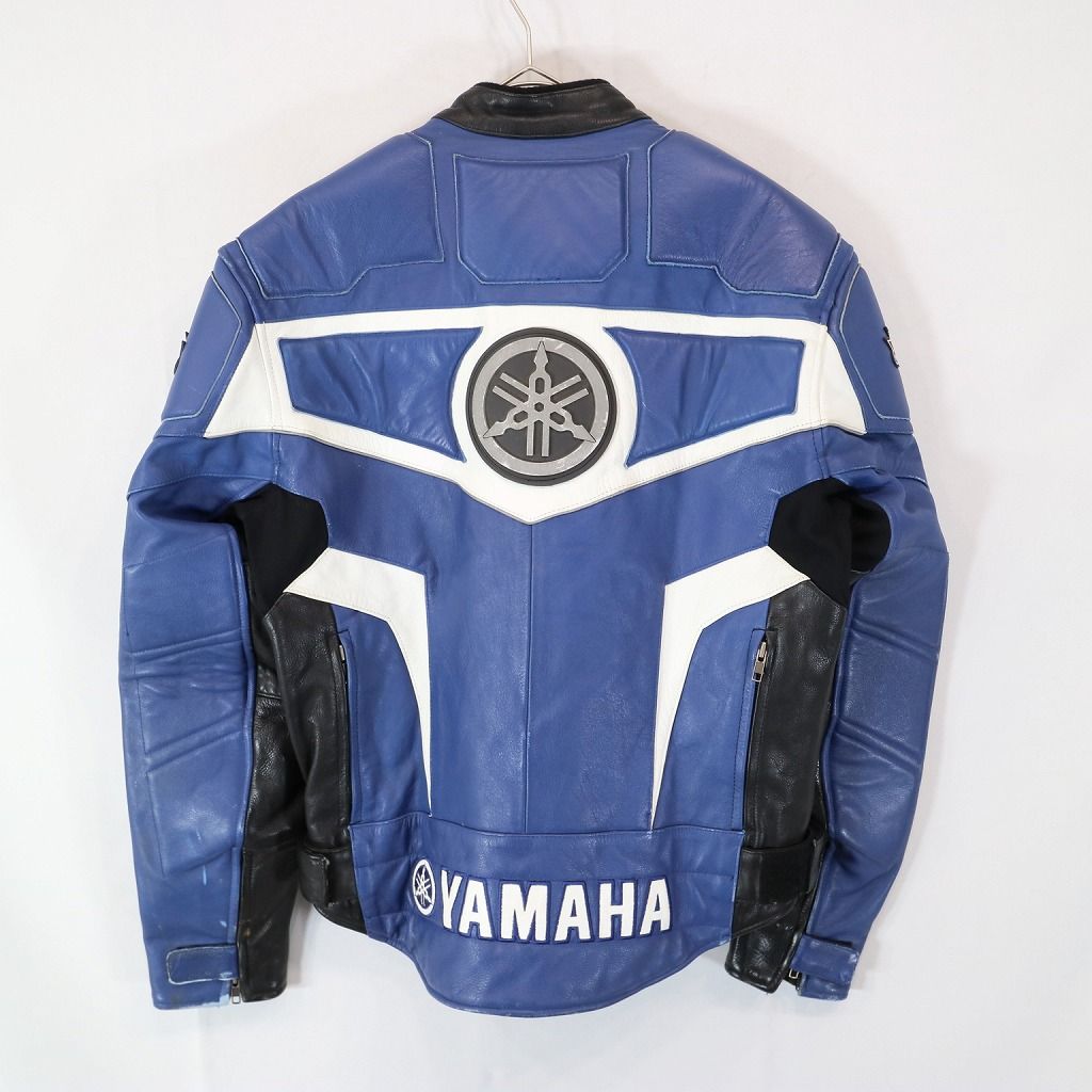YAMAHA レーシング本革 レザージャケット メンズ YAMAHA レーシング本革 レザージャケット