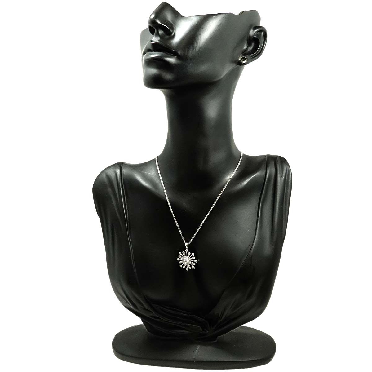 ダイヤ 1.28ct ネックレス 46cm K18 WG ホワイトゴールド 750 Diamond Necklace 90295502 NEXPOTALLINN_EU