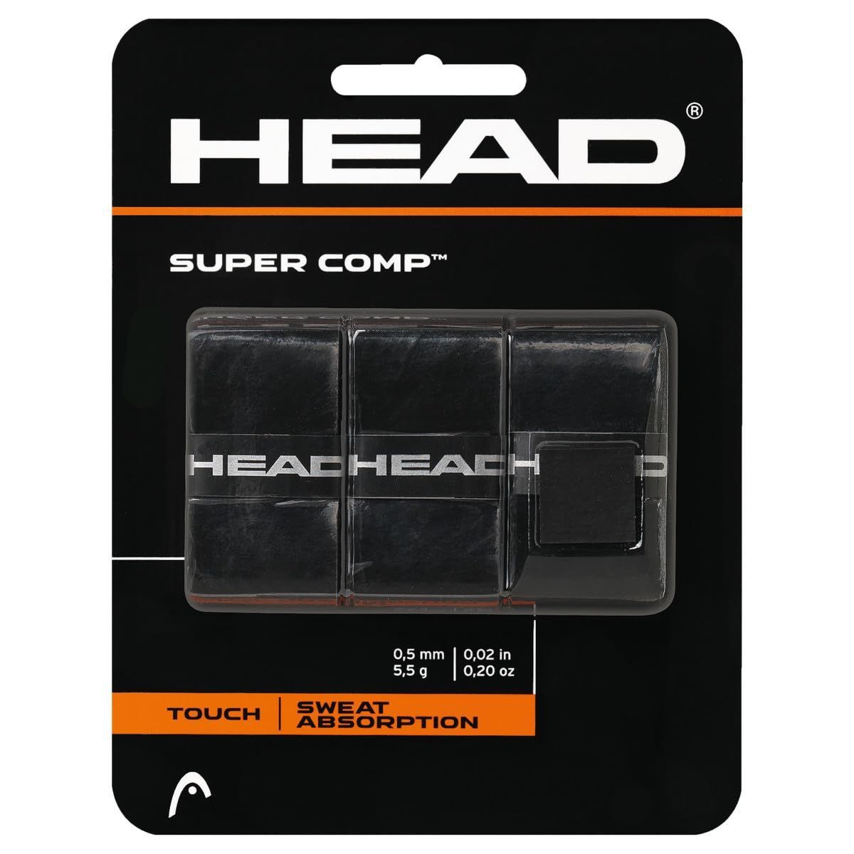 HEAD スーパーコンプラケットオーバーグリップ テニスラケットグリップテープ