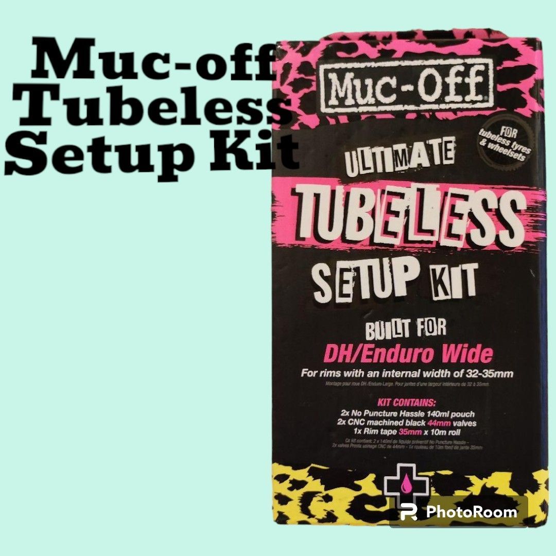 簡単にチューブレス！！ Muc-off チューブレスセットアップ