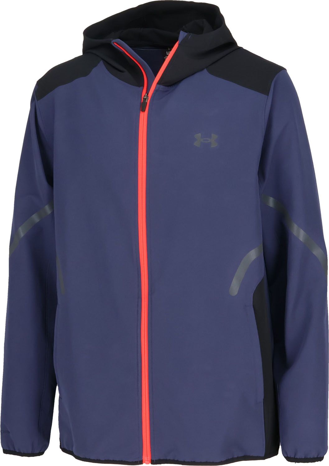 アンダーアーマー UNDER ARMOUR UA BRUSHED WOVEN REFLECT JACKET メンズ ジャケット アウター 撥水 裏起毛 トレーニング ランニング 運動 練習 トップス 上着 6007741 403 WASHEDNAVY