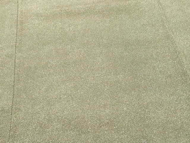 平和屋着物○訪問着 江戸小紋 池田深光 鮫小紋柄 反端付き 正絹 逸品