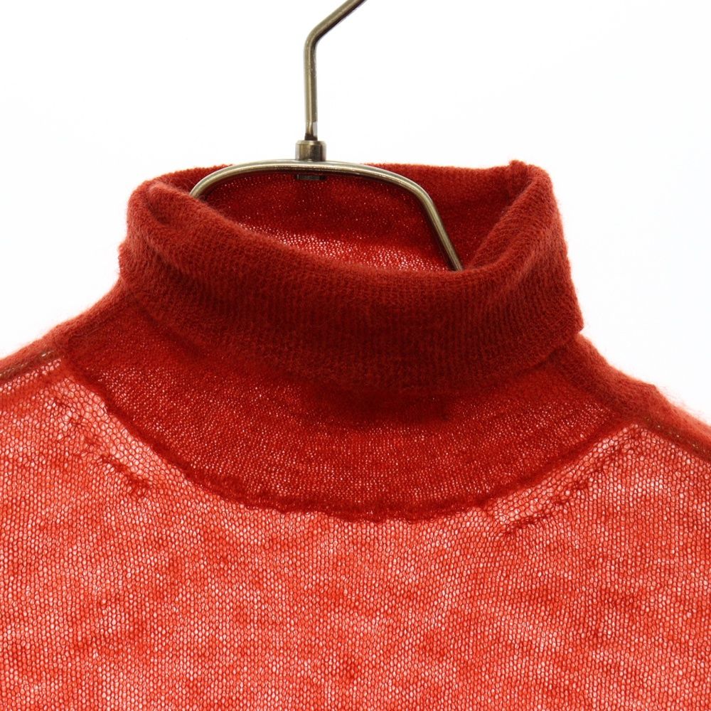 AURALEE オーラリー キッドモヘアシアーニットポロ AURALEE (オーラリー) 22AW KID MOHAIR SHEER KNIT キッドモヘヤ