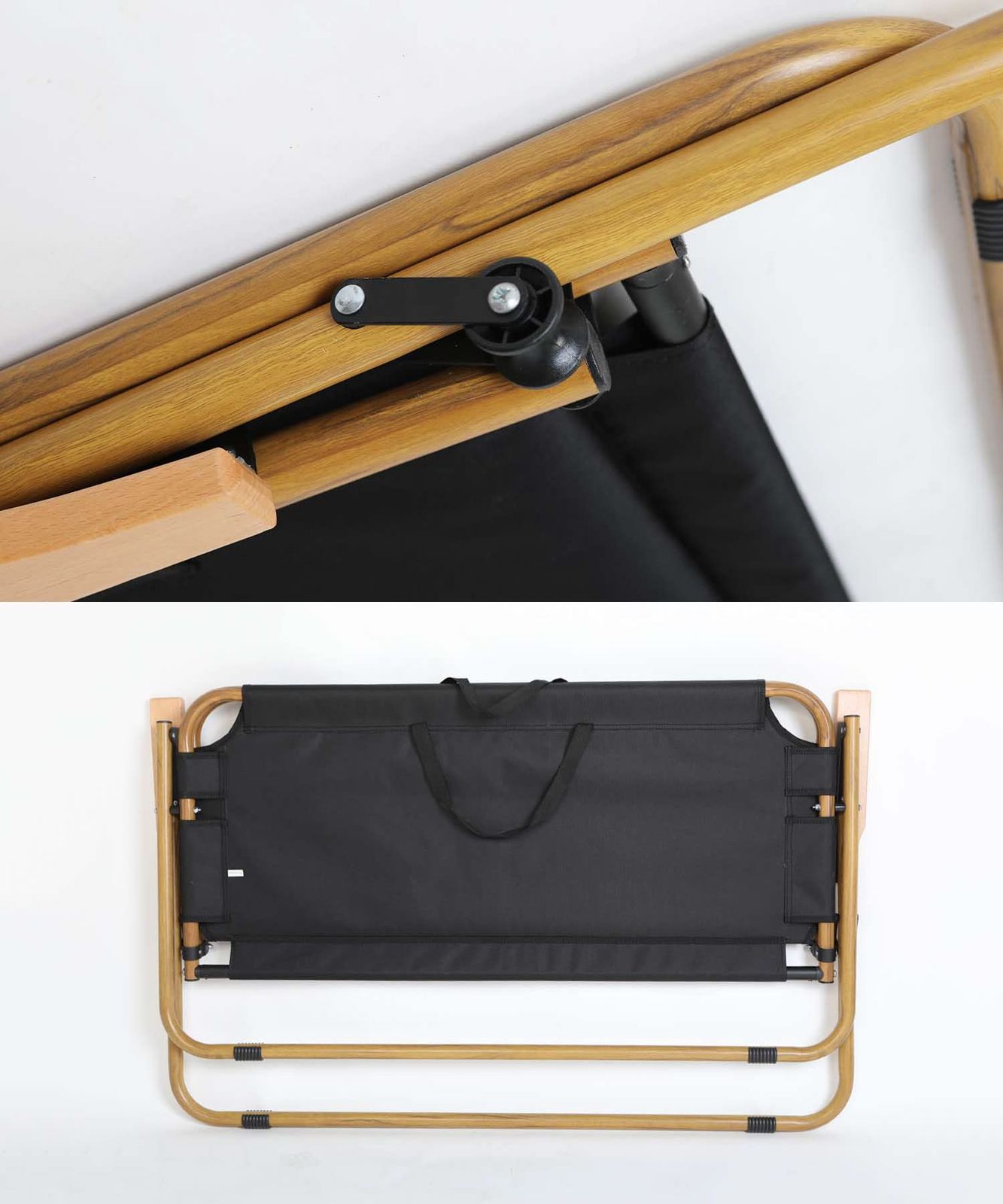 チャミーベンチ bench アウトドアチェア chummy 木調アルミ S