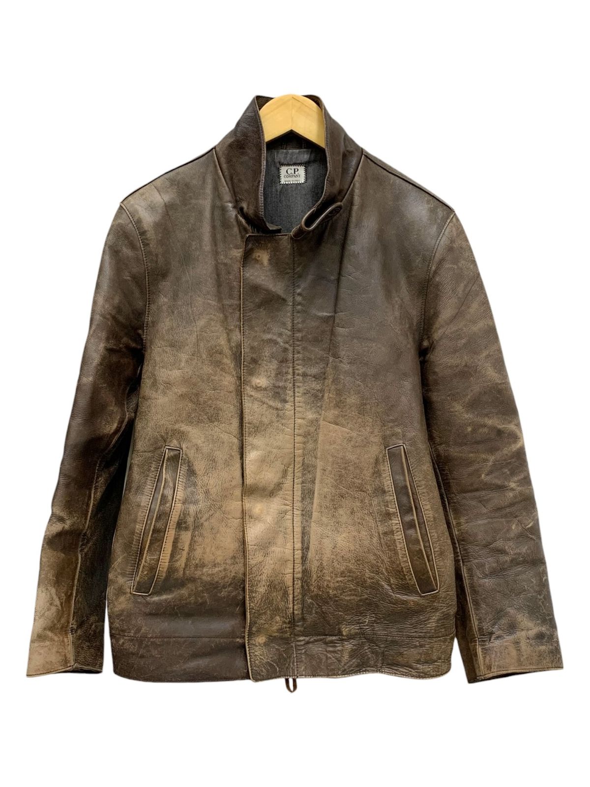 cpcompanyレザージャケット 08AW】Old C.P.Company Leather Jacket Size.50