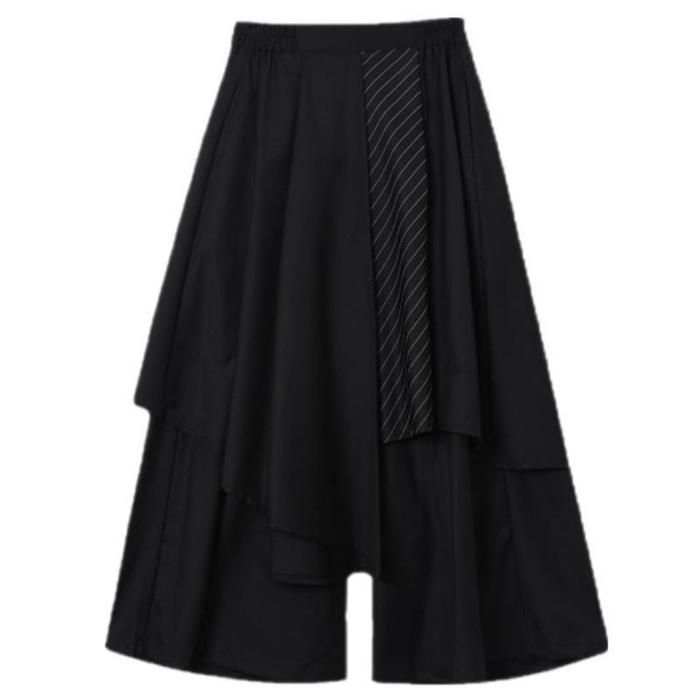 サルエルパンツ 袴パンツ 男女兼用 ワイドパンツ ゆったり