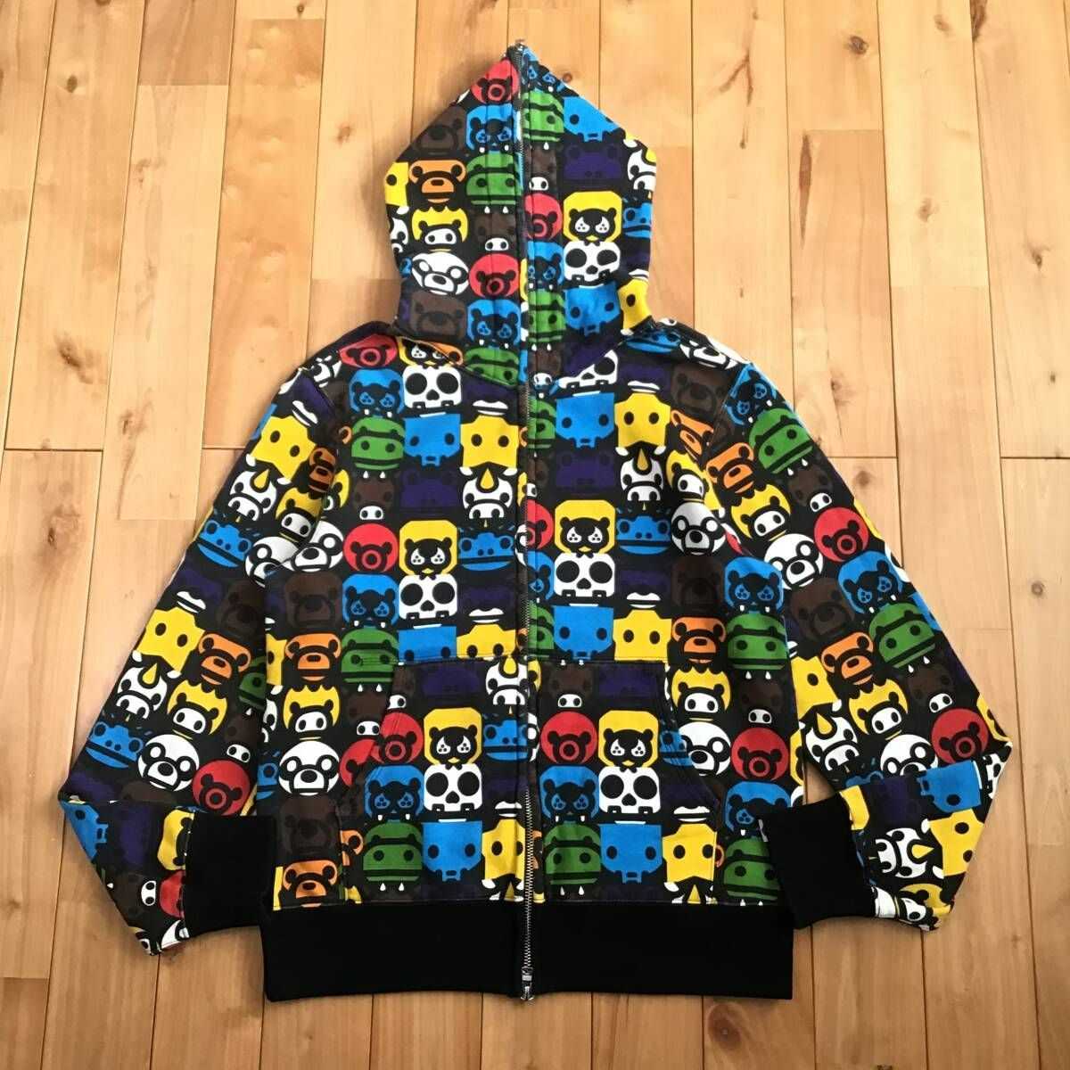 マイロ アニマル フルジップ パーカー Sサイズ a bathing ape BAPE sta 