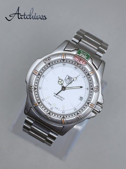 『VRW-247』☆時計☆TAG HEUER (タグホイヤー)☆699.706K☆4000シリーズ☆W文字盤 自動巻き　男女兼用 腕時計☆稼動品☆