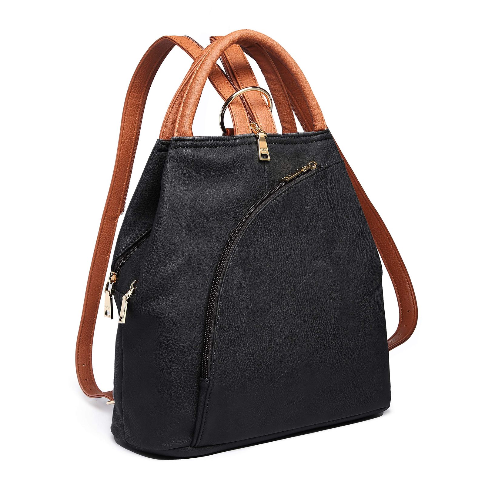 【迅速発送】【グッシオ ベーシック】レザータッチ 3WAY リュック x 肩掛け x ハンドバッグ レディース お洒落 ファッションコーデ 高見え 多機能 italy 人気商品 120406