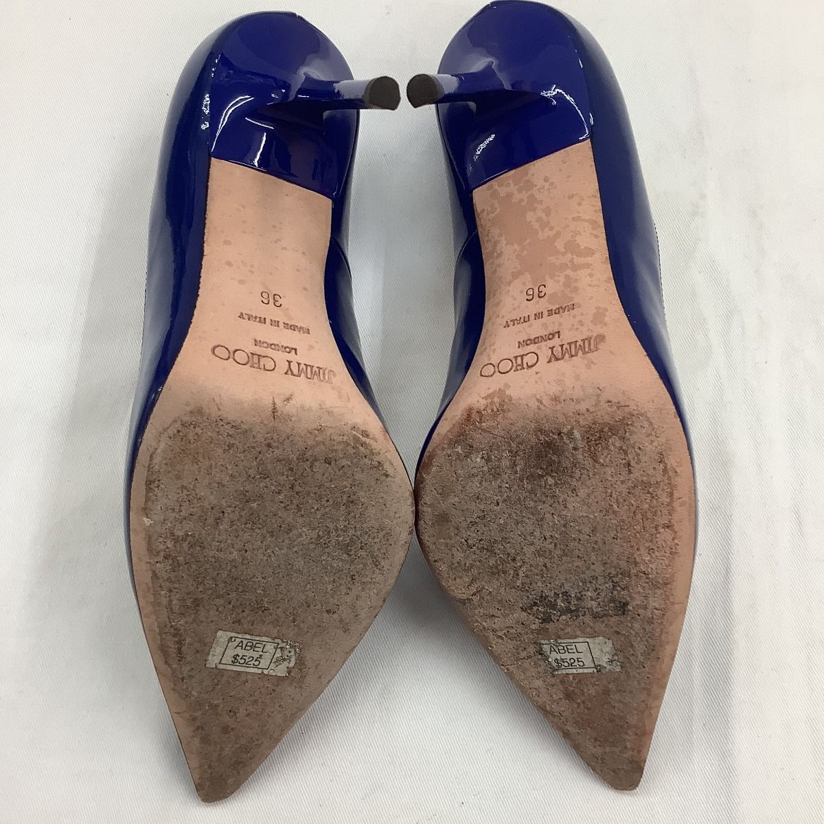 ♪♪JIMMY CHOO ジミーチュウ レディース パンプス ハイヒール ピンヒール SIZE 36 ブルー - メルカリ