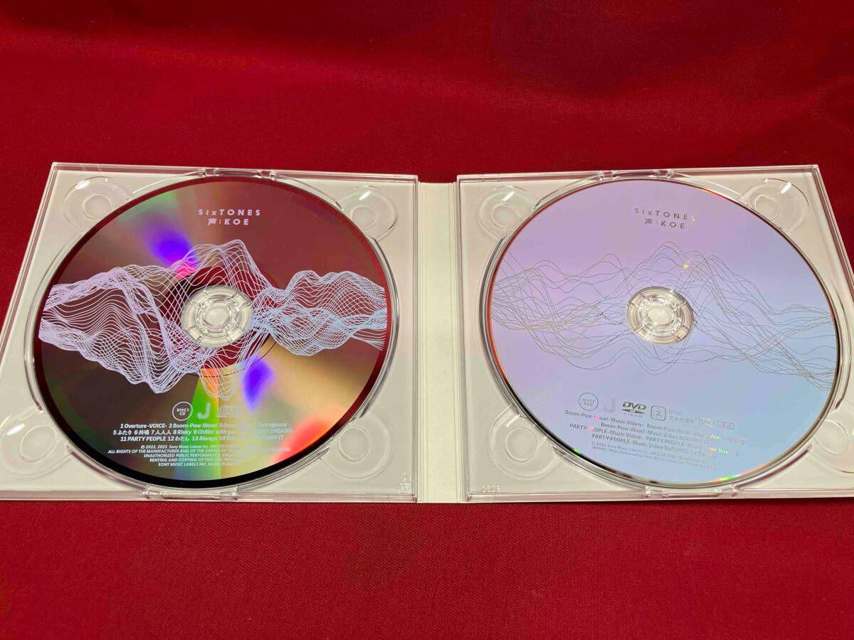 SixTONES アルバム CD DVD付き SixTONES / 声 / 初回盤A (CD+DVD) | （株）フナヤマ