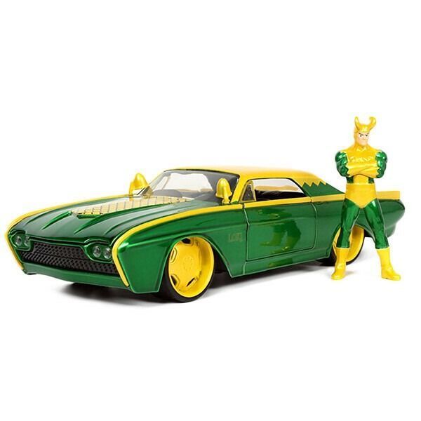 1 24 マーベル ロキ 1963 フォード サンダーバード ミニカー アメリカン雑貨