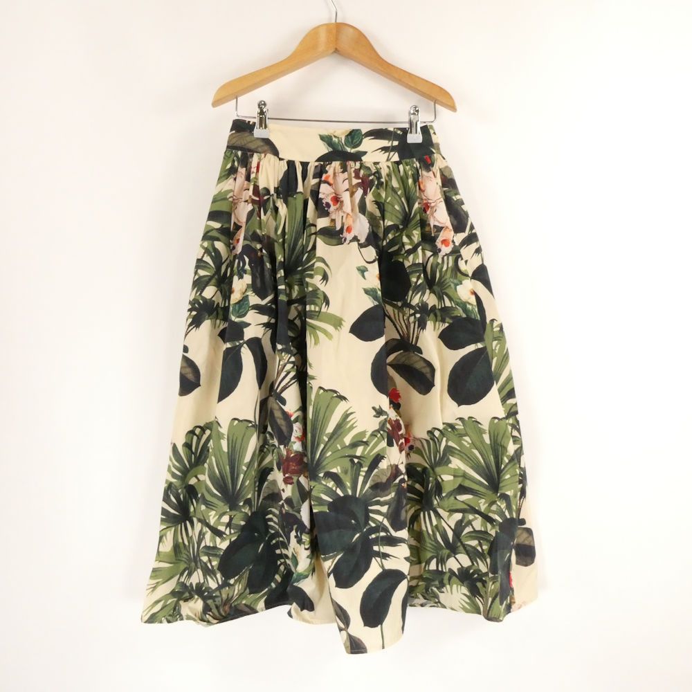 ダブルスタンダードクロージングスカート38 ダブルスタンダードクロージング 花柄スカート38 美品 DOUBLE STANDARD