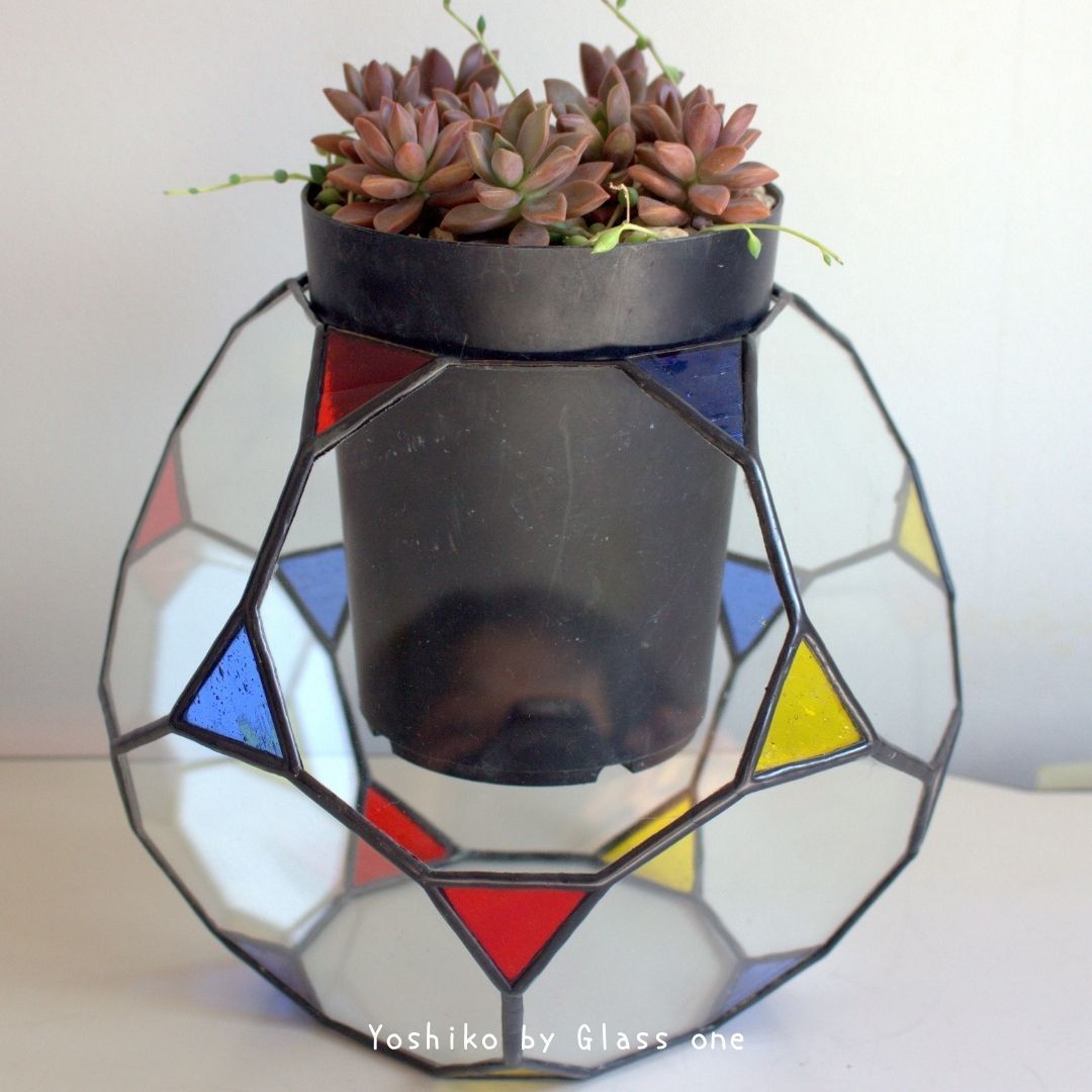 LEO レオタカオカ製 F-363 クリア グラスボール 金魚鉢 LEO