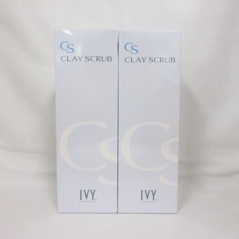 新品2個セット アイビー化粧品 クレイ スクラブ ＜ マッサージ・パック＞ 100g ( 1211-y1 ) 