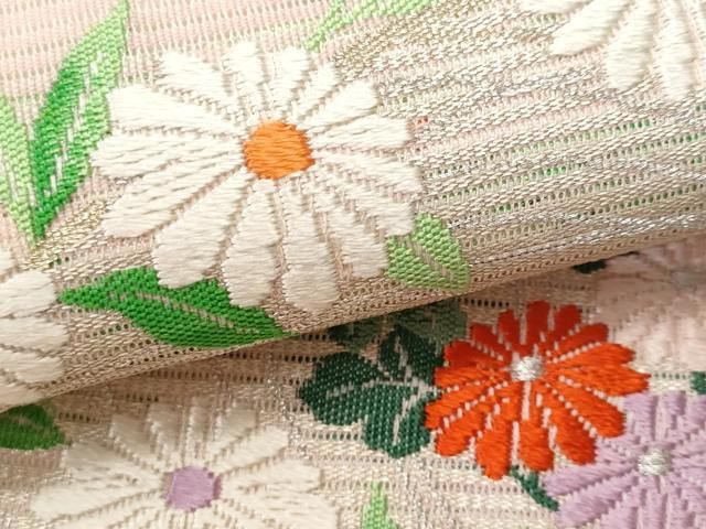 平和屋着物□訪問着 流水風景花文 暈し染め 金彩 正絹 逸品