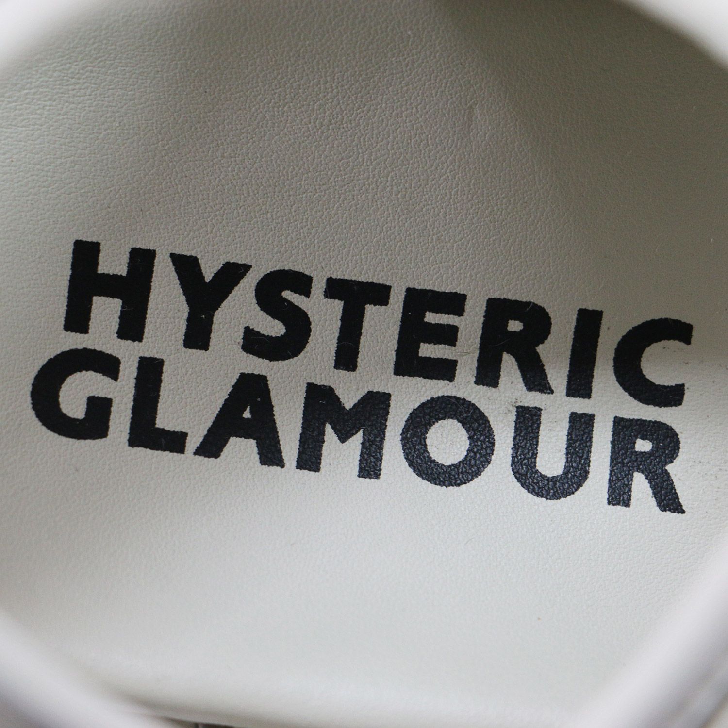 HYSTERIC GLAMOUR ヒステリックグラマー サンダル ホワイト 白 25.0cm ウェッジソール 厚底 ベルト スタッズ スポーツサンダル  カジュアル