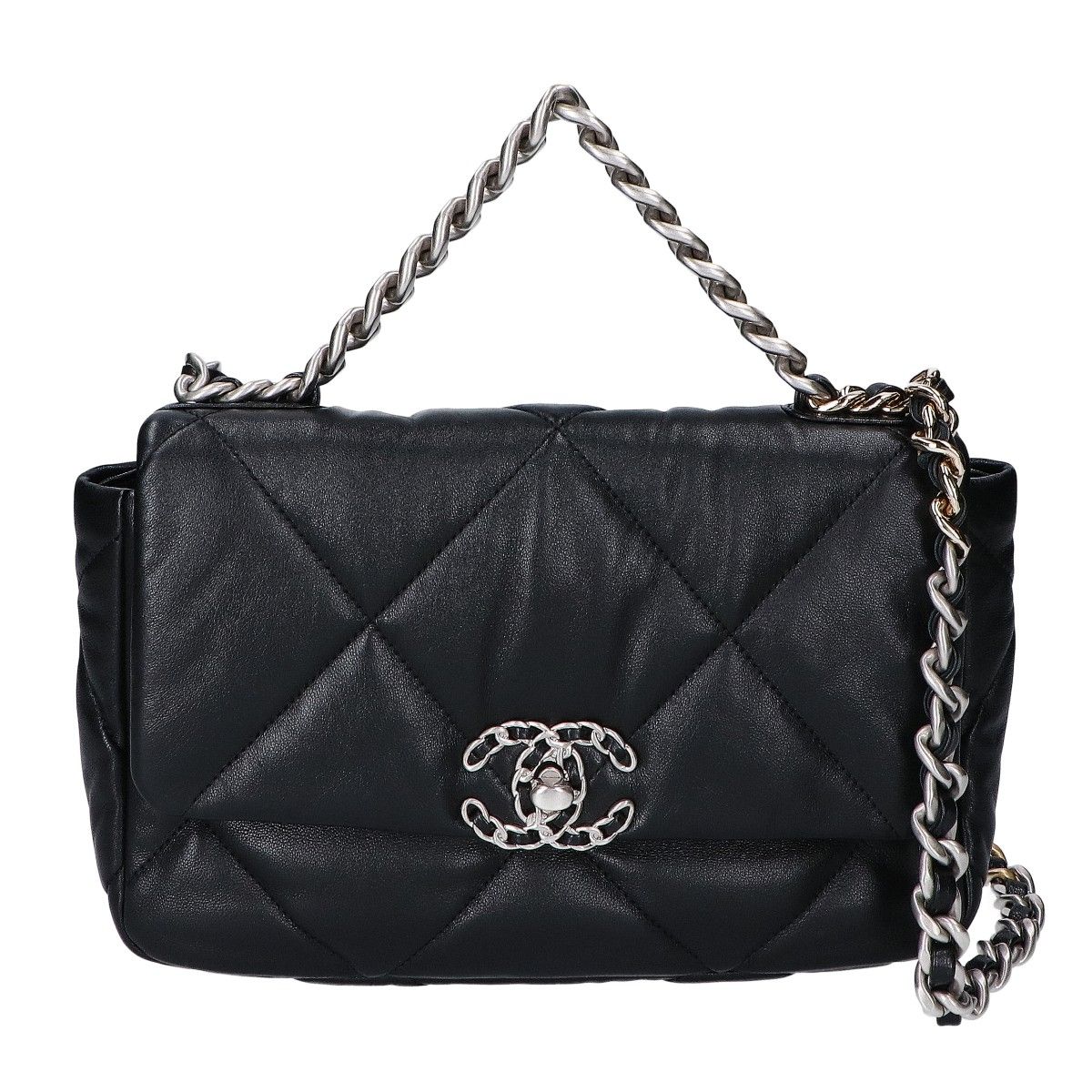 CHANEL 19 【美品】ラージ ラムスキン