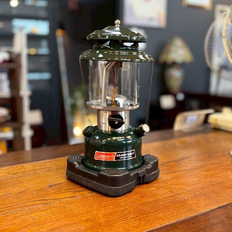 Coleman 286 288 ADJUSTABLE ワンマントルランタン ケース付き マントル付属 コールマン ガソリンランタン キャンプ用品 照明 94年5月製 現品限り CA0512-1