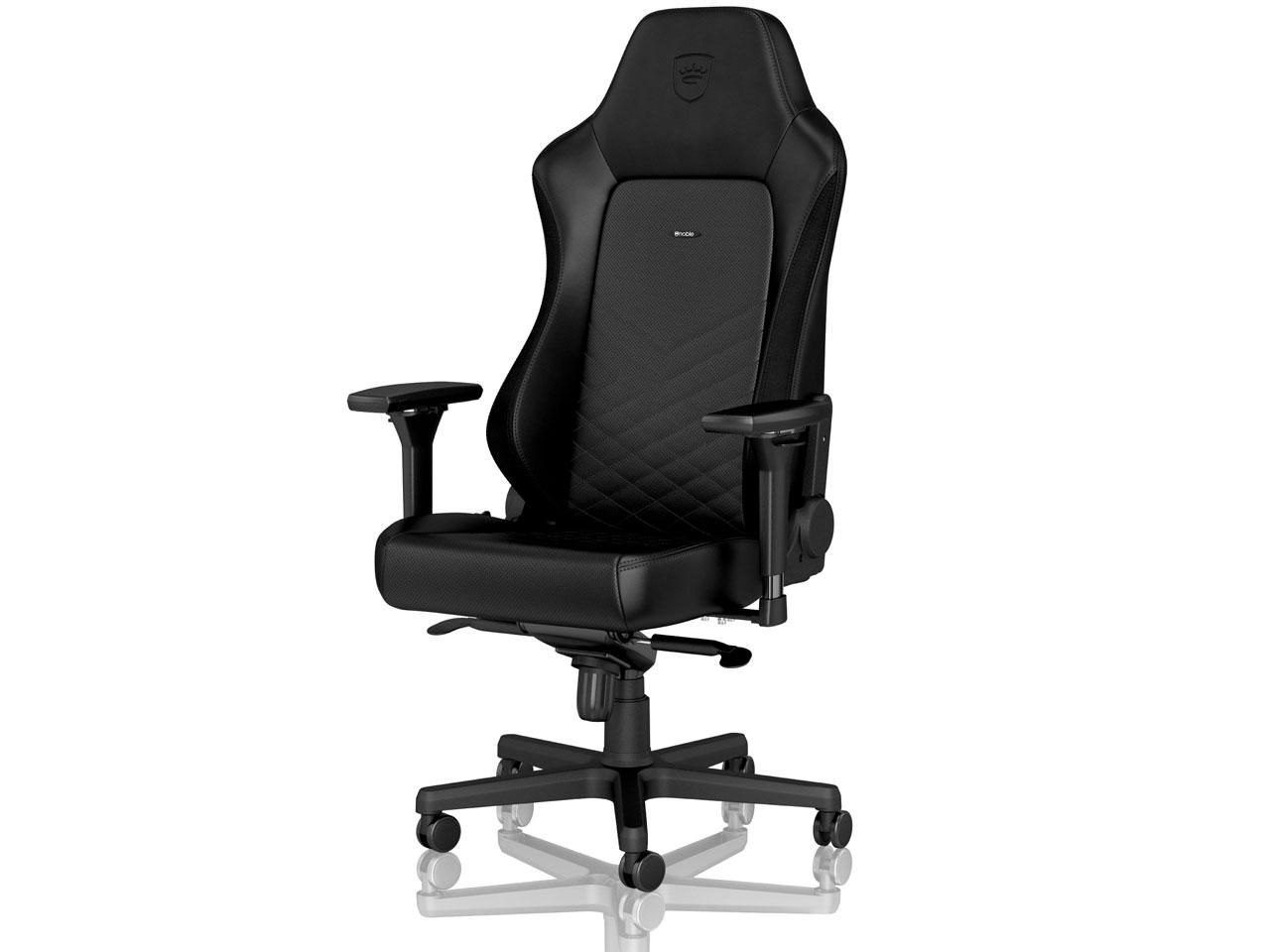 4営業日で発送 ノーブルチェアーズ noblechairs ゲーミングチェア HERO NBL-HRO-PU-BLA-SGL ブラック
